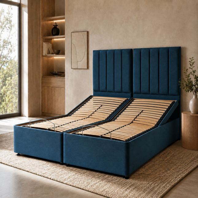 5'0 FT & 6'0 FT Electric Adjustable Bed Frame with Wired Remote